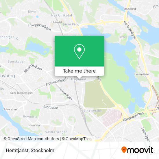 Hemtjänst map