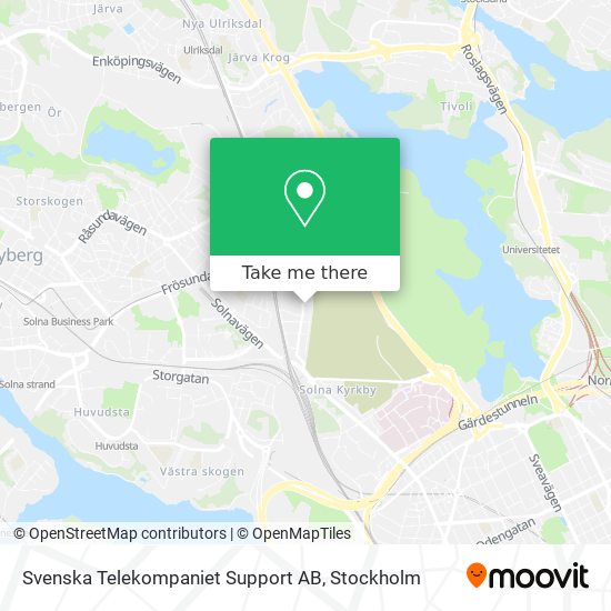 Svenska Telekompaniet Support AB map