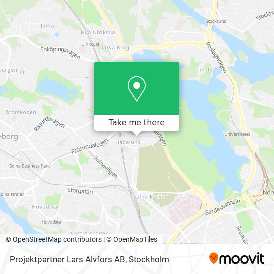 Projektpartner Lars Alvfors AB map