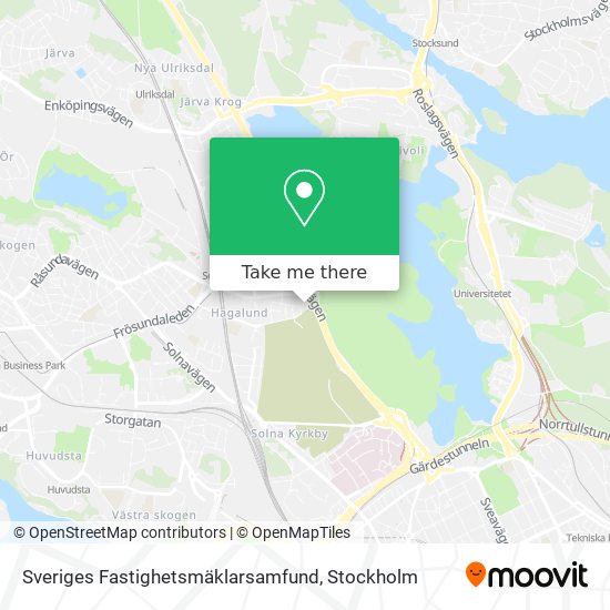 Sveriges Fastighetsmäklarsamfund map