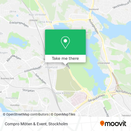 Compro Möten & Event map