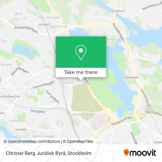 Christer Berg Juridisk Byrå map