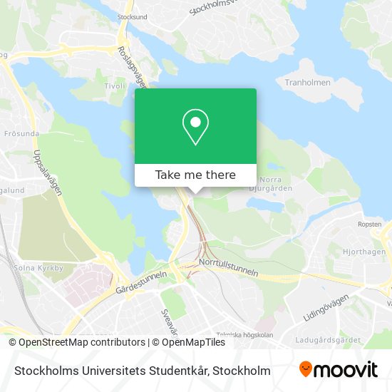 Stockholms Universitets Studentkår map