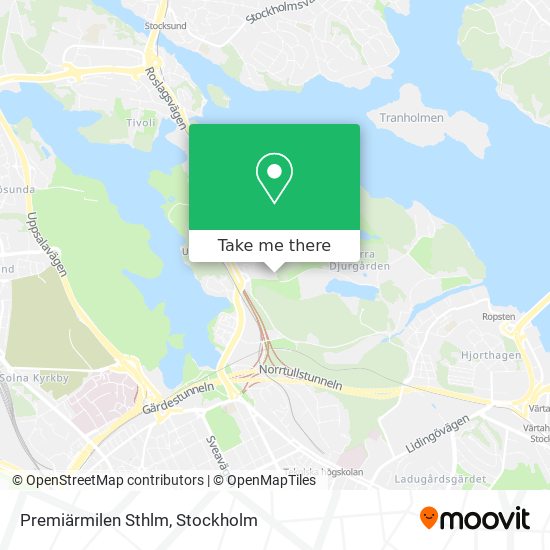 Premiärmilen Sthlm map