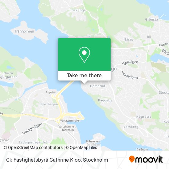 Ck Fastighetsbyrå Cathrine Kloo map