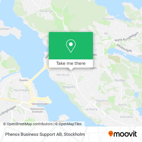 Phenox Business Support AB map