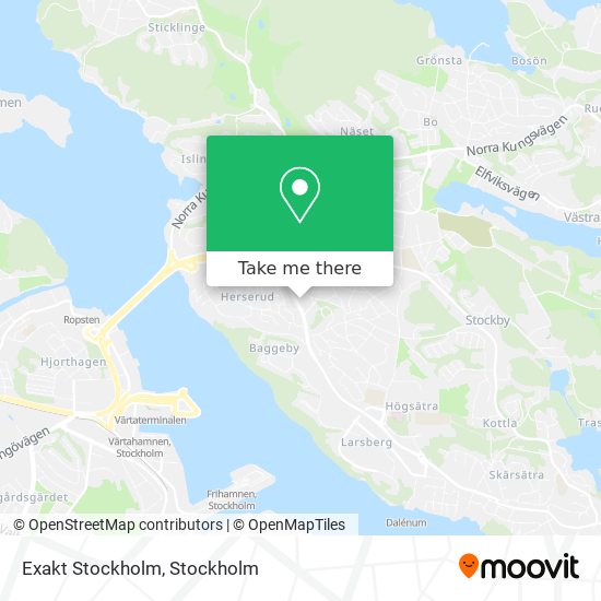Exakt Stockholm map