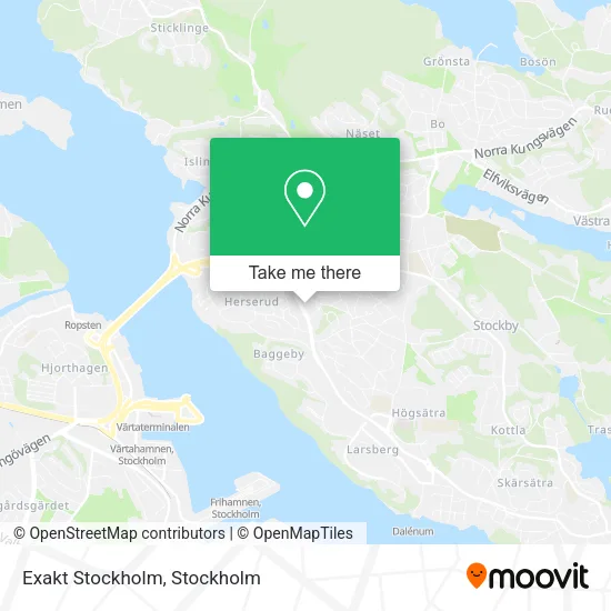 Exakt Stockholm map