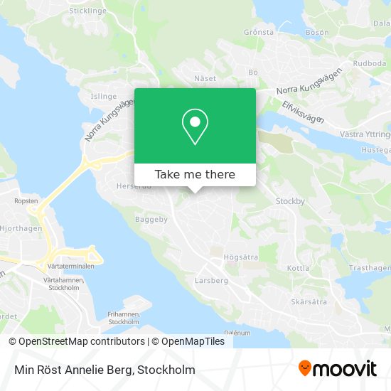 Min Röst Annelie Berg map