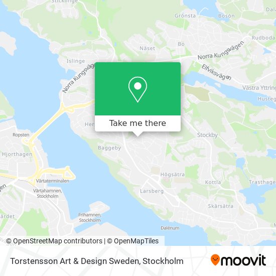 Torstensson Art & Design Sweden map