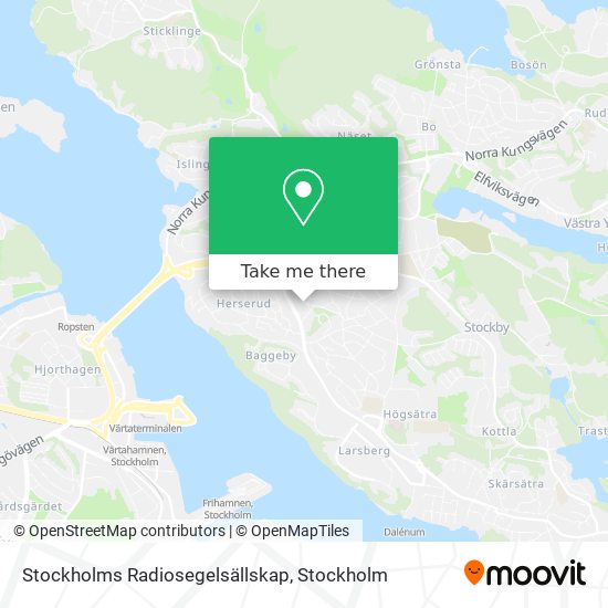 Stockholms Radiosegelsällskap map