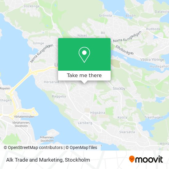 Alk Trade and Marketing map