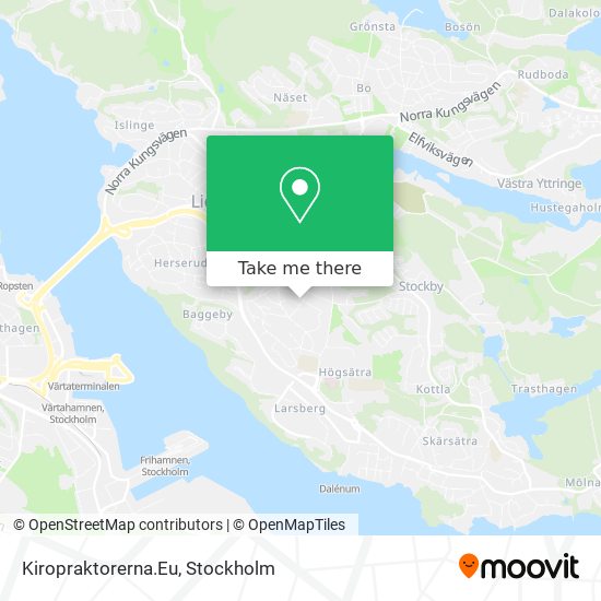 Kiropraktorerna.Eu map