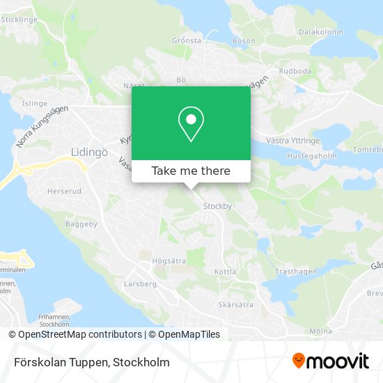 Förskolan Tuppen map