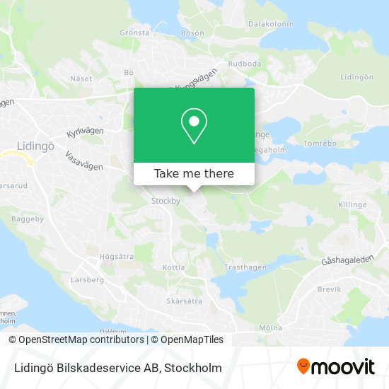 Lidingö Bilskadeservice AB map