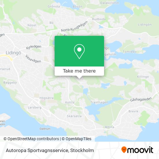 Autoropa Sportvagnsservice map