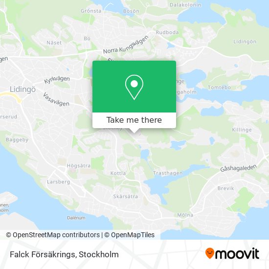 Falck Försäkrings map