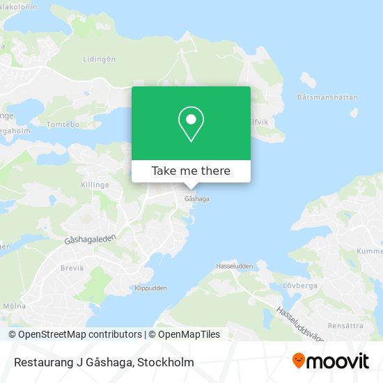 Restaurang J Gåshaga map