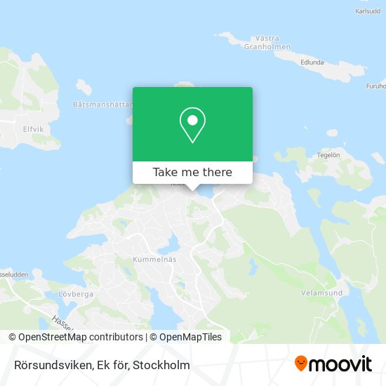 Rörsundsviken, Ek för map