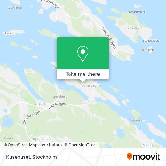 Kusehuset map