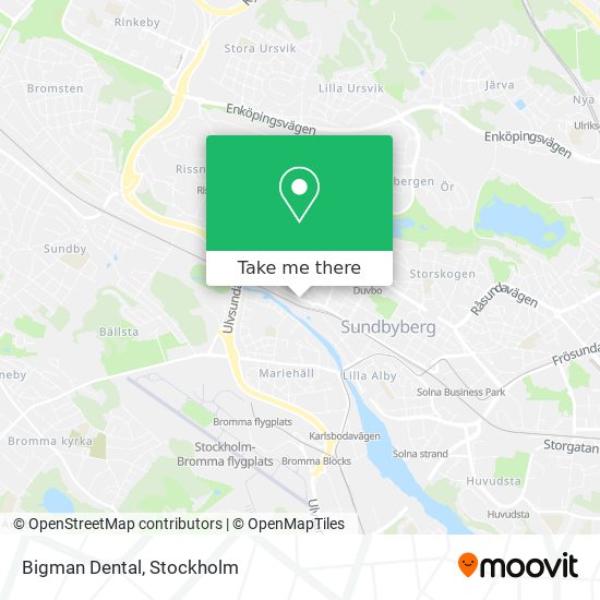 Bigman Dental map