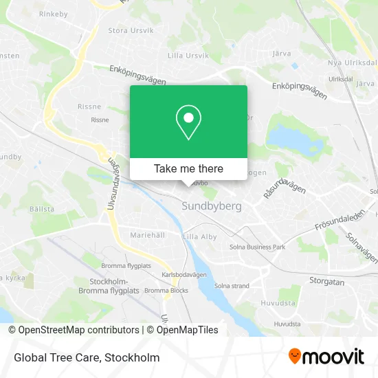 Global Tree Care map