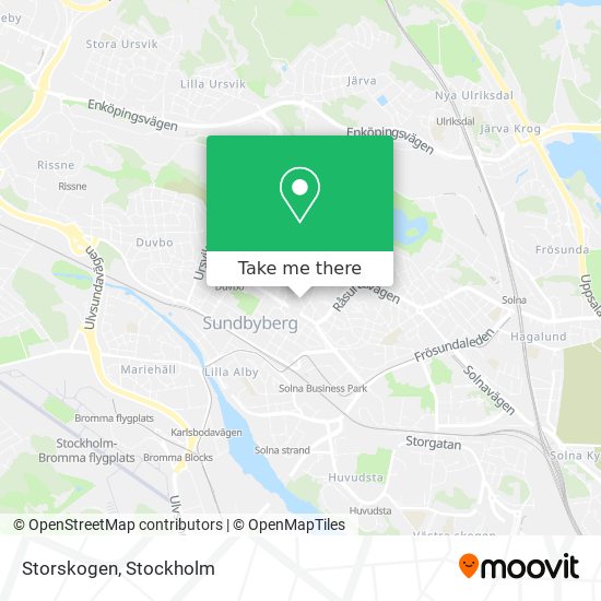 Storskogen map