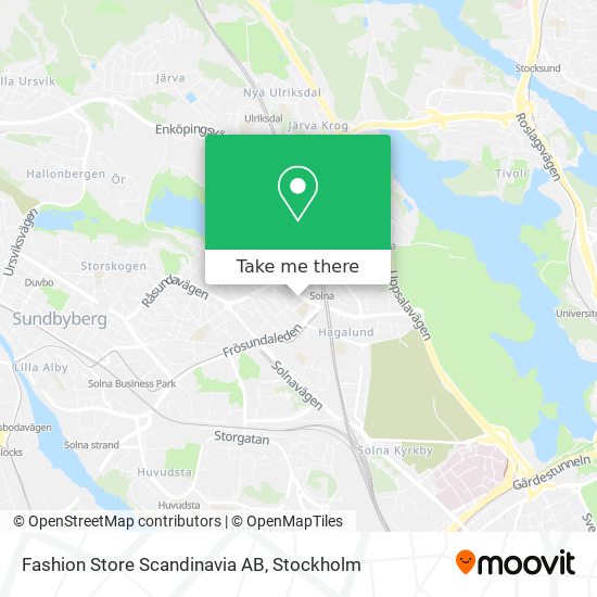 Fashion Store Scandinavia AB map