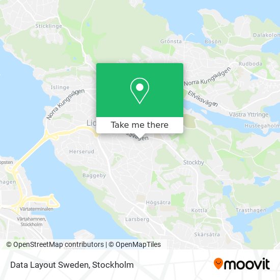 Data Layout Sweden map