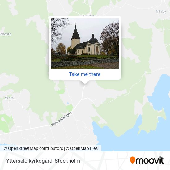 Ytterselö kyrkogård map