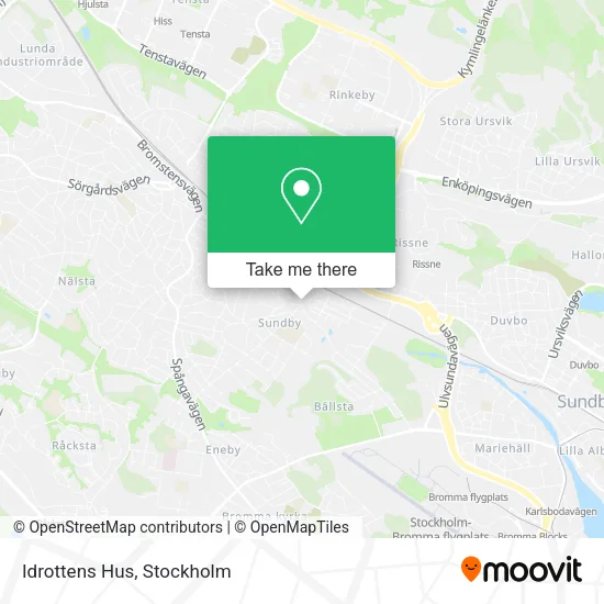 Idrottens Hus map