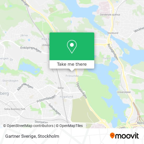 Gartner Sverige map