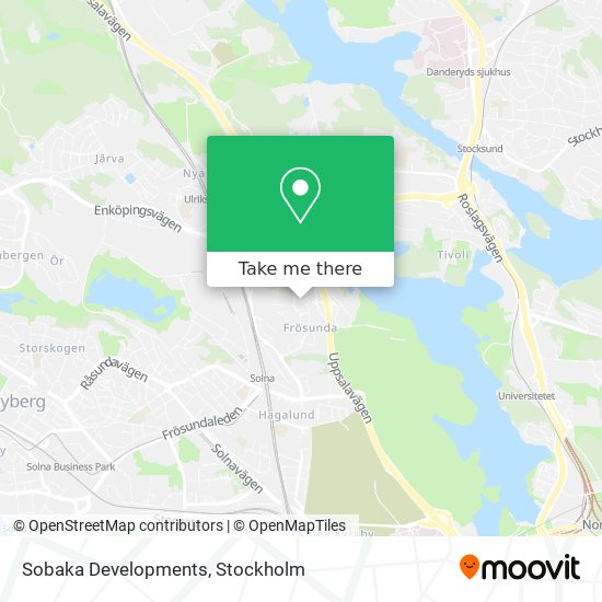 Sobaka Developments map