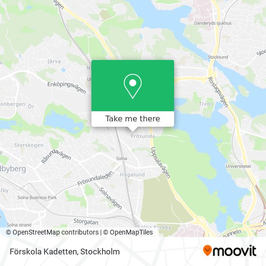 Förskola Kadetten map