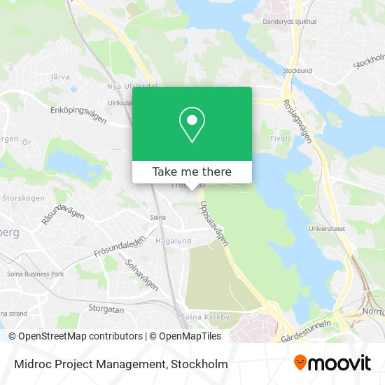 Midroc Project Management map