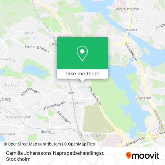 Camilla Johanssons Naprapatbehandlingar map