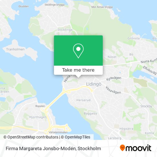 Firma Margareta Jonsbo-Modén map