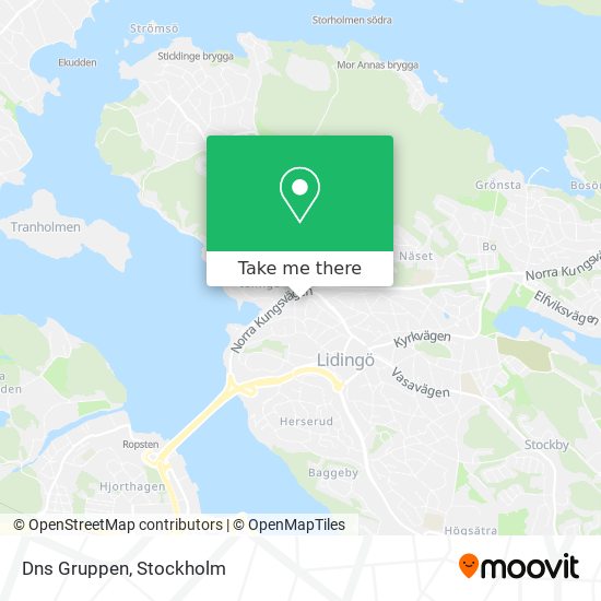 Dns Gruppen map