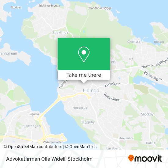 Advokatfirman Olle Widell map