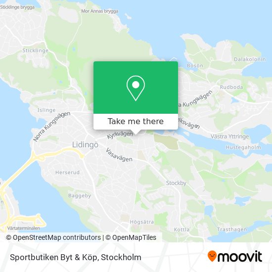 Sportbutiken Byt & Köp map