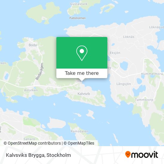 Kalvsviks Brygga map