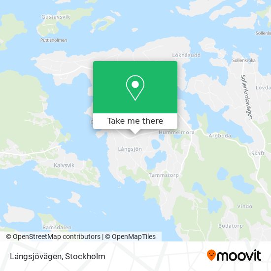 Långsjövägen map