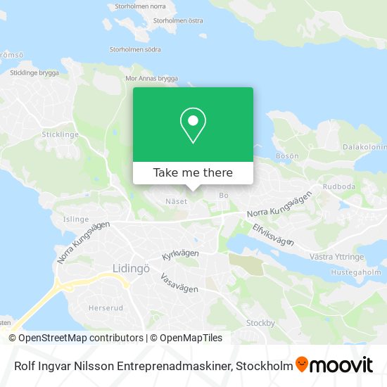 Rolf Ingvar Nilsson Entreprenadmaskiner map