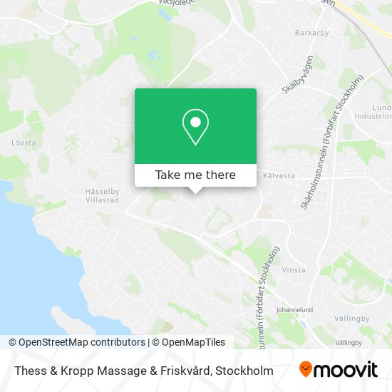 Thess & Kropp Massage & Friskvård map