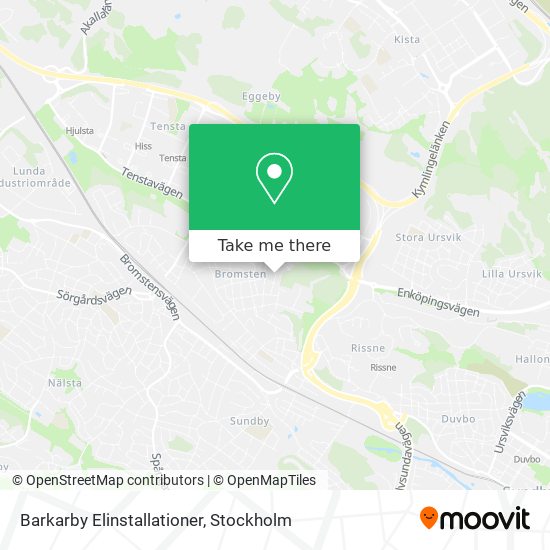 Barkarby Elinstallationer map