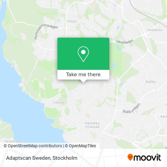 Adaptscan Sweden map