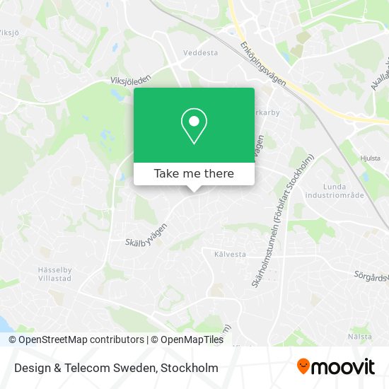 Design & Telecom Sweden map