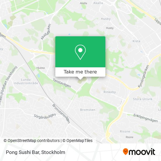Pong Sushi Bar map