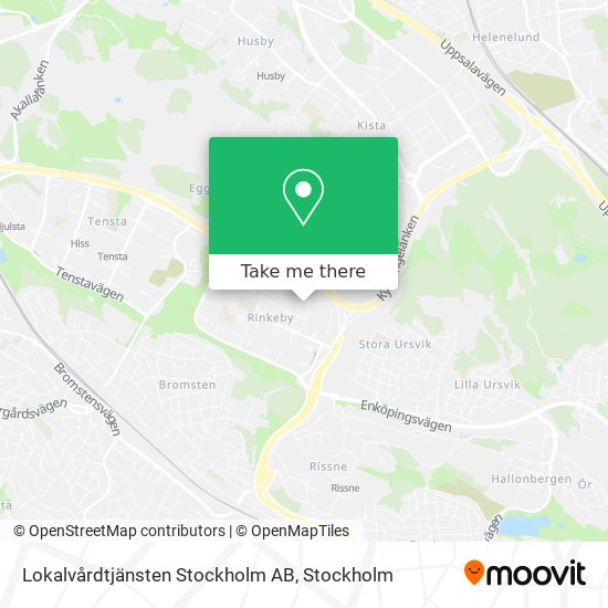 Lokalvårdtjänsten Stockholm AB map