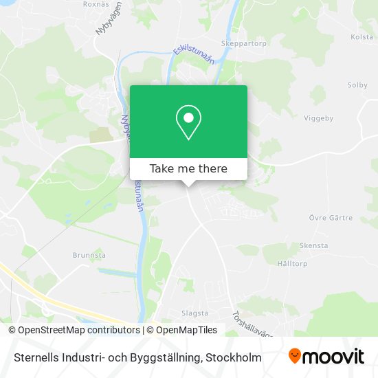 Sternells Industri- och Byggställning map